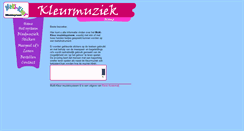 Desktop Screenshot of kleurmuziek.com